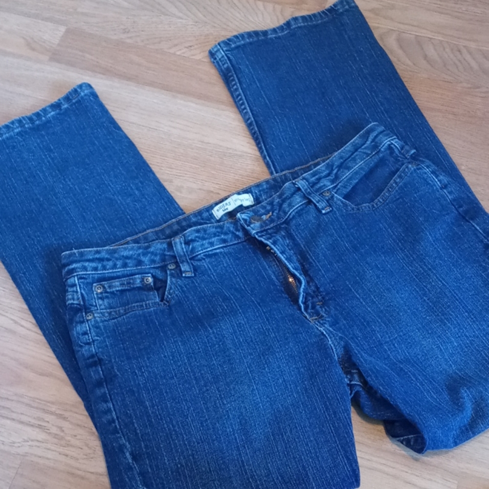 Riders by Lee Straight Leg Blue Jeans